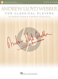 Andrew Lloyd Webber for Classical Players – Flute and Piano (Book with Audio online)