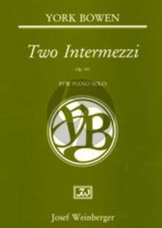 Bowen 2 Intermezzi Op. 141 Piano solo