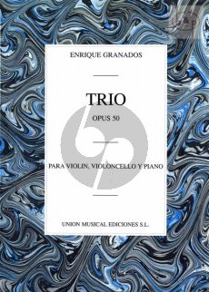 Trio Op.50 for Violin, Violoncello and Piano Score and Parts