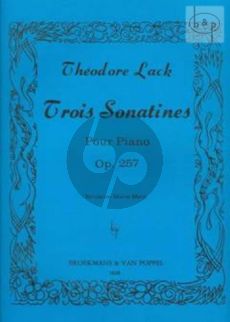 3 Sonatinas Op.257 for Piano Solo