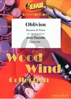 Piazzolla Oblivion Bassoon-Piano (arr. Bertrand Moren)