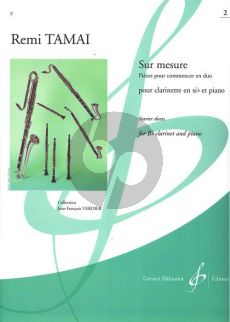 Tamai Sur Mesure (Pièces Pour Commencer en Duo) Vol.2 Clarinette-Piano (easy) (grade2-3)