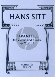 Sitt Tarentelle Op.73 No.12 Violine-Klavier (Hertel)