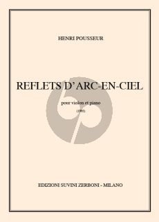 Pousseur Reflets D' Arc-En-Ciel for Violin and Piano (1995)