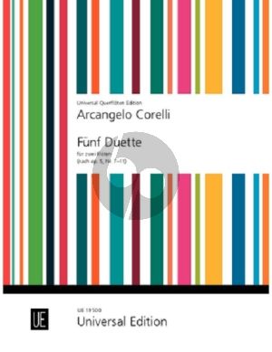Corelli 5 Duette nach Op.5 No.7 - 11 for 2 Flutes (edited by Gerhard Braun)