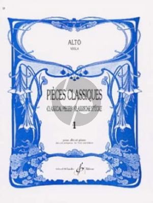 Album Pieces Classiques Vol.1 pour Alto et Piano (Easy [1 - 2])