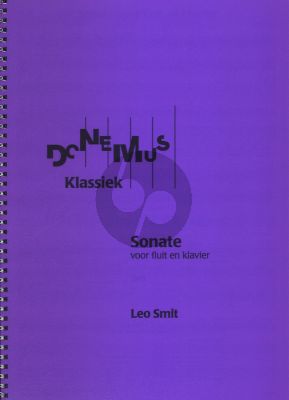 Smit Sonata (1939-1943) for Flute and Piano