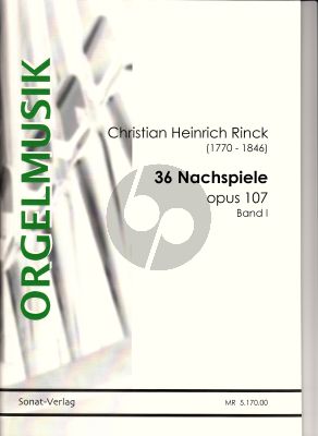 Rinck 36 Nachspiele Op. 107 Vol. 1 Orgel