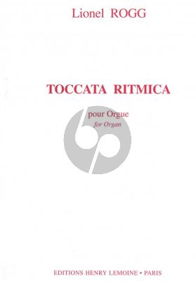 Rogg Toccata Ritmica pour Orgue