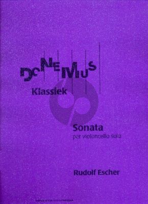 Escher Sonate Cello solo (1945 / 48)