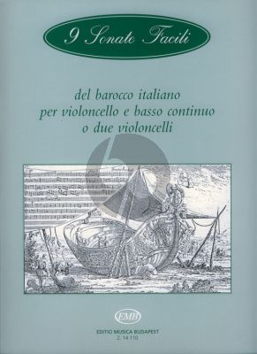 9 Sonate Facili del Baroco Italiano Violoncello-Bc.