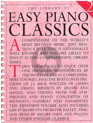 Library of Easy Piano Classics Volume 2