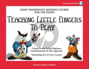 Thompson Teaching Little Fingers to Play Piano (Book with Audio online)