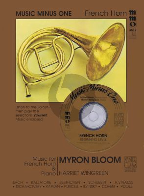 Beginning French Horn Solos Vol. 2 Horn and Piano (Bk-Cd) (MMO)