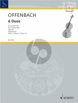 6 Duos Op. 50 Vol. 1 (No. 1 - 3) 2 Violoncellos
