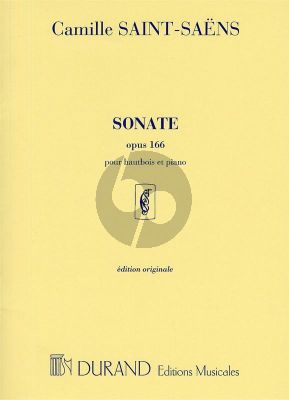Saint-Saens Sonate Op.166 Hautbois et Piano (Edition Originale)