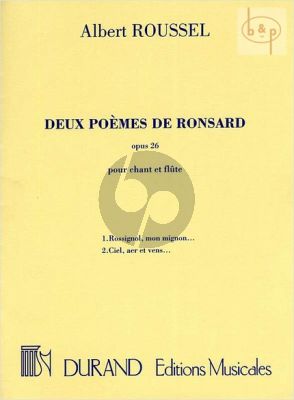 2 Poemes de Ronsard Op.26