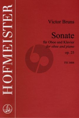 Bruns Sonate Op.25 Oboe-Klavier
