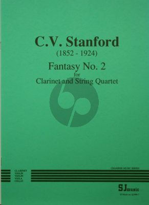 Stanford Fantasy No.2 Clarinet-String Quartet (Score/Parts)
