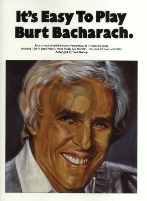 It's Easy to Play Burt Bacharach Easy Piano (with Lyrics) (edited by Paul Honey)