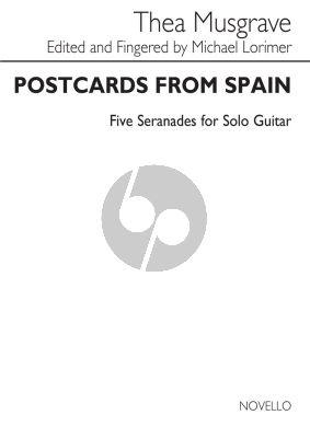 Musgrave Postcards from Spain for Guitar (5 Serenades) (edited by Michael Lorimer)