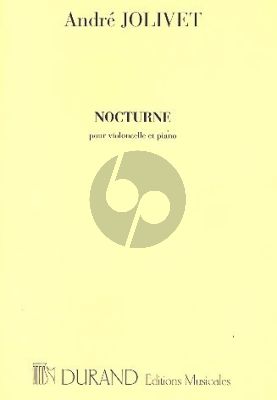 Jolivet Nocturne Violoncelle et Piano