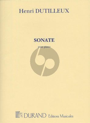 Dutilleux Sonate pour Piano