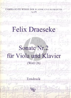 Draeseke Sonate No.2 WoO 26 Viola und Klavier (Alan Krück)