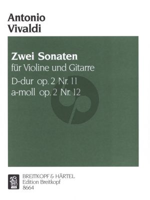 Vivaldi 2 Sonaten Op. 2 No. 11 - 12 Violine und Gitarre (arr. Rudolf Buttmann)