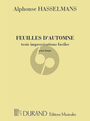 Hasselmans Feuilles d'Automne Harpe (3 Improvisations Faciles)