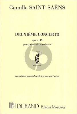 Concert No.2 Op.119 transcription pour Violoncello et Piano par l'Auteur