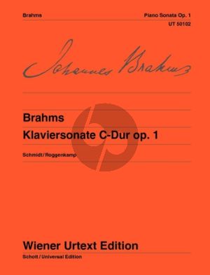 Brahms Sonate C-dur Op.1 Klavier (Schmidt/Roggenkamp)