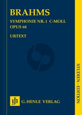 Brahms Symphony No.1 Op.68 c-minor for Orchestra Study Score (Edited by Robert Pascall) (Henle-Urtext)