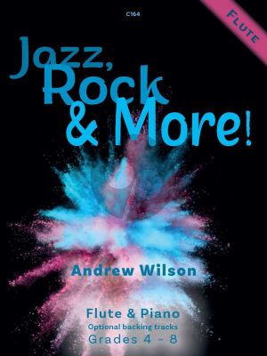 Wilson Jazz, Rock & More Flute and Piano Book with Audio Online (Grades 4–8)