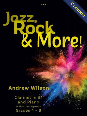 Wilson Jazz. Rock & More Clarinet-Piano Book with Audio Online (Grades 4–8)