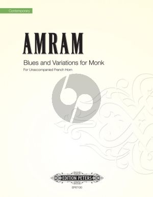 Amram Blues & Variations for Monk Horn solo