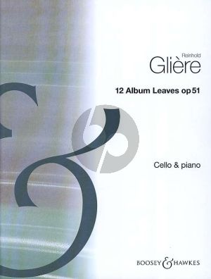 Gliere 12 Albumleaves Op.51 Violoncello-Piano