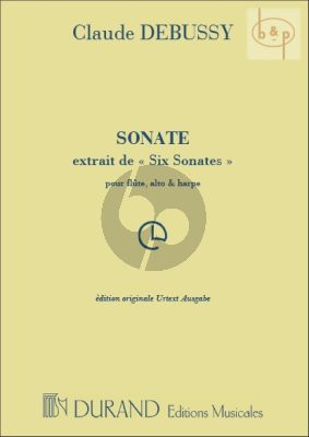 Sonate Flute-Viola-Harp Score and Parts