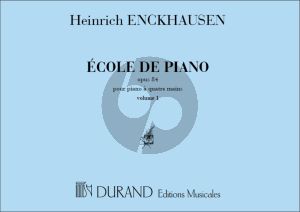 Enckhausen Ecole de piano Op.84 Vol.1 Piano 4 mains