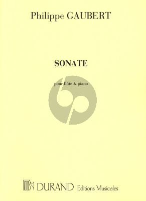 Gaubert Sonate A-major for Flute and Piano (Edition Durand)