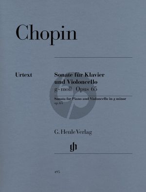 Chopin Sonate g-moll Op.65 Violoncello-Piano (edited by Ewald Zimmermann) (Henle-Urtext)
