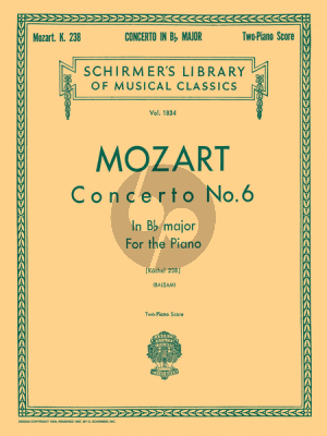 Mozart Concerto No.6 B-flat Major KV 238 (Edited for 2 Pianos by A Balsam)