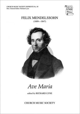 Mendelssohn Ave Maria SSAATTBB and Organ (edited by Richard Lyne)