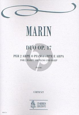Marin Duo Op.17 2 Harps (or Piano-Harp) (Score/Parts) (Anna Pasetti)
