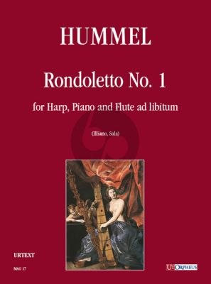 Hummel Rondoletto No.1 Harp-Piano with Flute ad lib. (Score/Parts) (Roberto Illiano and Luca Lévi Sala)