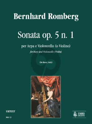 Romberg Sonata Op.5 No.1 Harp and Violoncello (or Violin) (Score/Parts) (Eddy De Rossi and Fausto Solci)