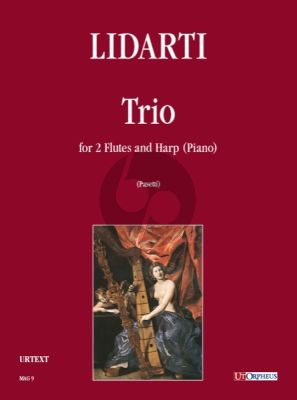 Lidarti Trio 2 Flutes and Harp(or Piano) (Score/Parts) (edited by Anna Pasetti)