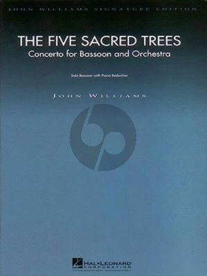 Williams Five Sacred Trees Concerto for Bassoon and Orceshtra, reduction for Bassoon and Piano