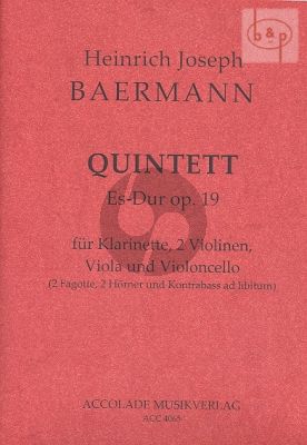 Quintett Es-dur Op.19 (Klar.Bb)