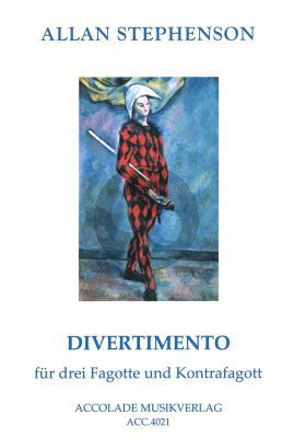 Stephenson Divertimento 3 Fagotte und Kontrafagott (Part./Stimmen) (Part./St.)